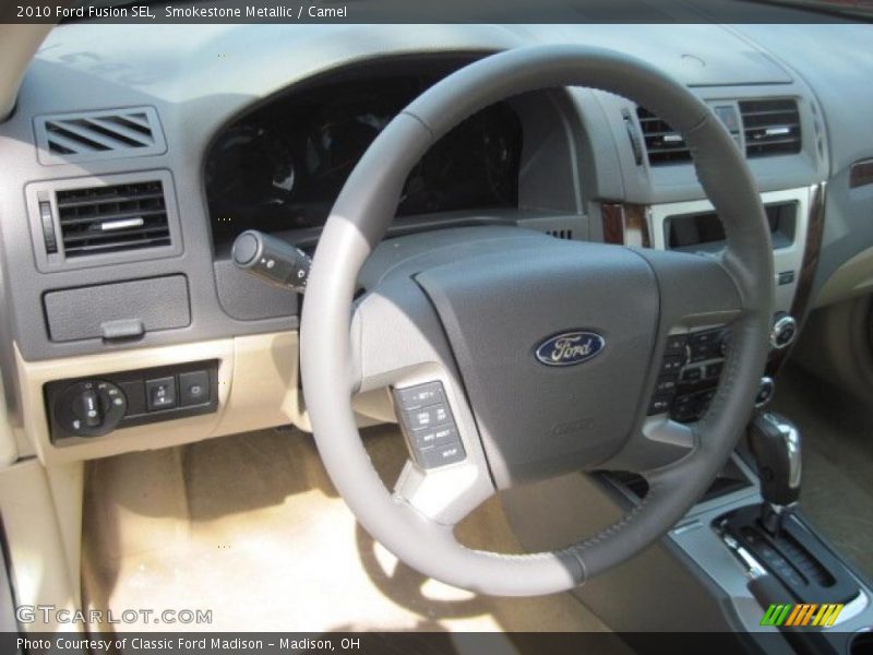Smokestone Metallic / Camel 2010 Ford Fusion SEL