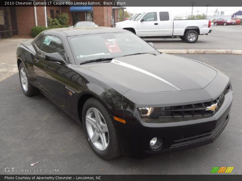 Black / Black 2010 Chevrolet Camaro LT Coupe 600 Limited Edition