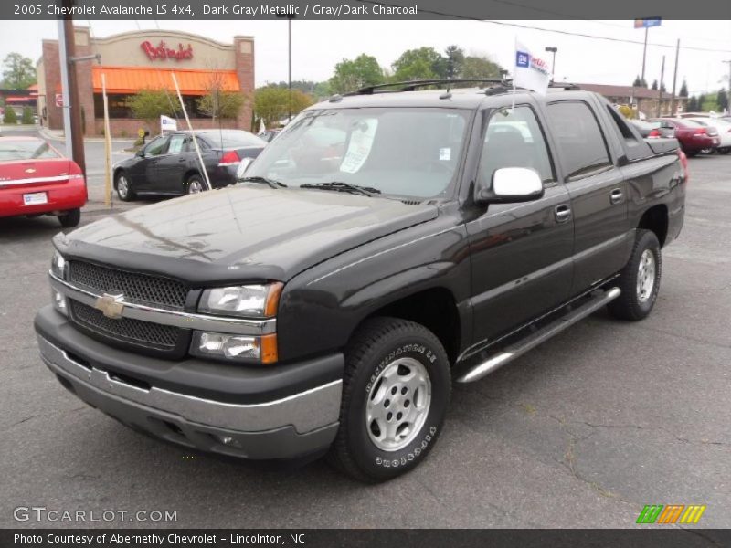 Dark Gray Metallic / Gray/Dark Charcoal 2005 Chevrolet Avalanche LS 4x4