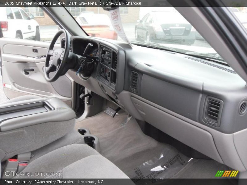 Dark Gray Metallic / Gray/Dark Charcoal 2005 Chevrolet Avalanche LS 4x4