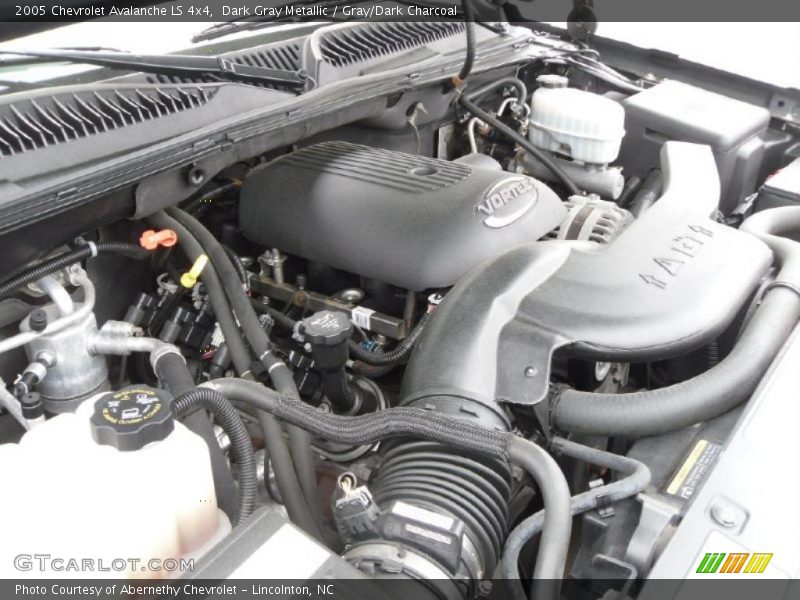 Dark Gray Metallic / Gray/Dark Charcoal 2005 Chevrolet Avalanche LS 4x4