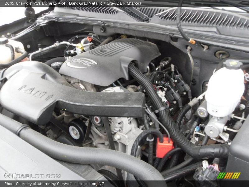 Dark Gray Metallic / Gray/Dark Charcoal 2005 Chevrolet Avalanche LS 4x4