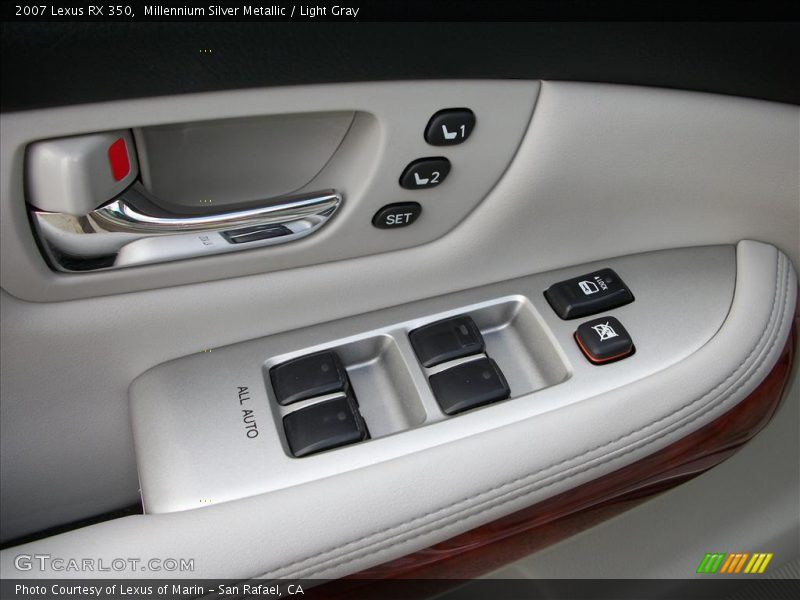 Millennium Silver Metallic / Light Gray 2007 Lexus RX 350