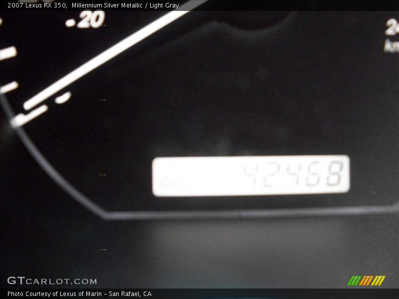 Millennium Silver Metallic / Light Gray 2007 Lexus RX 350