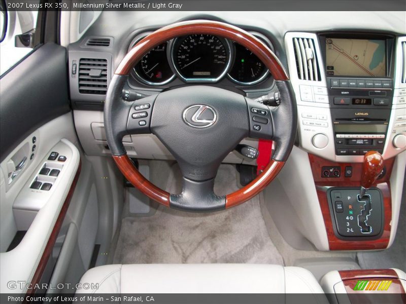 Millennium Silver Metallic / Light Gray 2007 Lexus RX 350