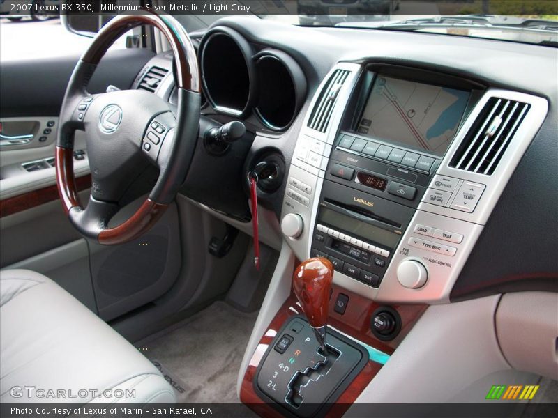 Millennium Silver Metallic / Light Gray 2007 Lexus RX 350