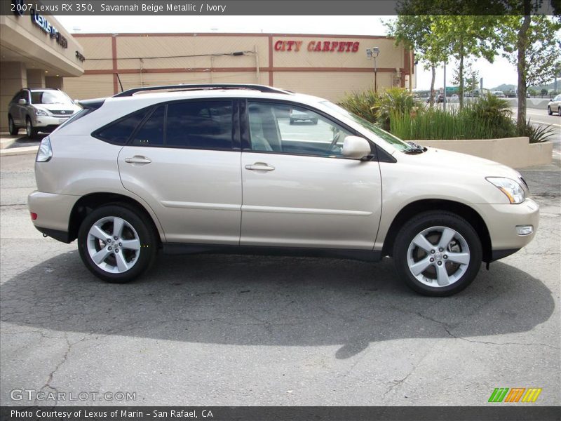 Savannah Beige Metallic / Ivory 2007 Lexus RX 350