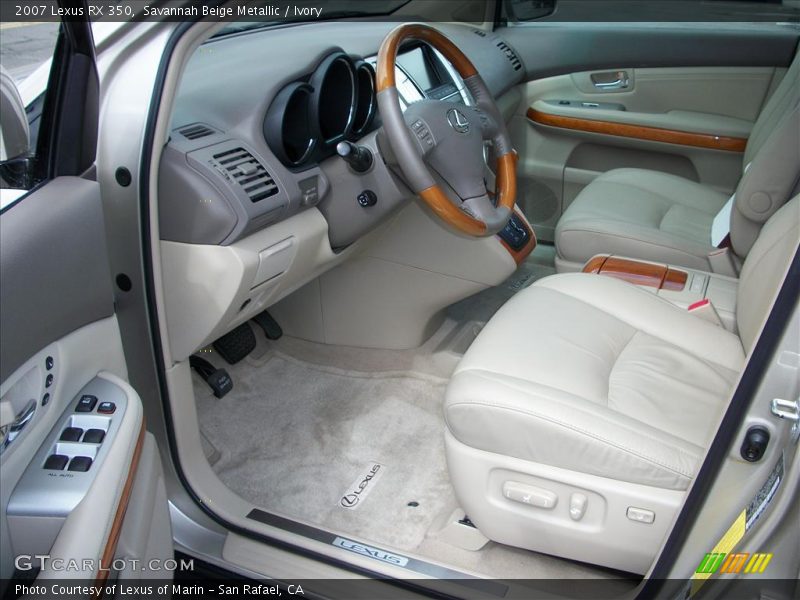 Savannah Beige Metallic / Ivory 2007 Lexus RX 350