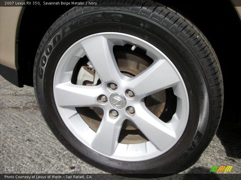 Savannah Beige Metallic / Ivory 2007 Lexus RX 350