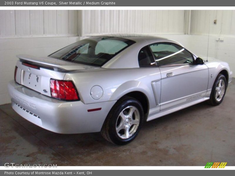 Silver Metallic / Medium Graphite 2003 Ford Mustang V6 Coupe
