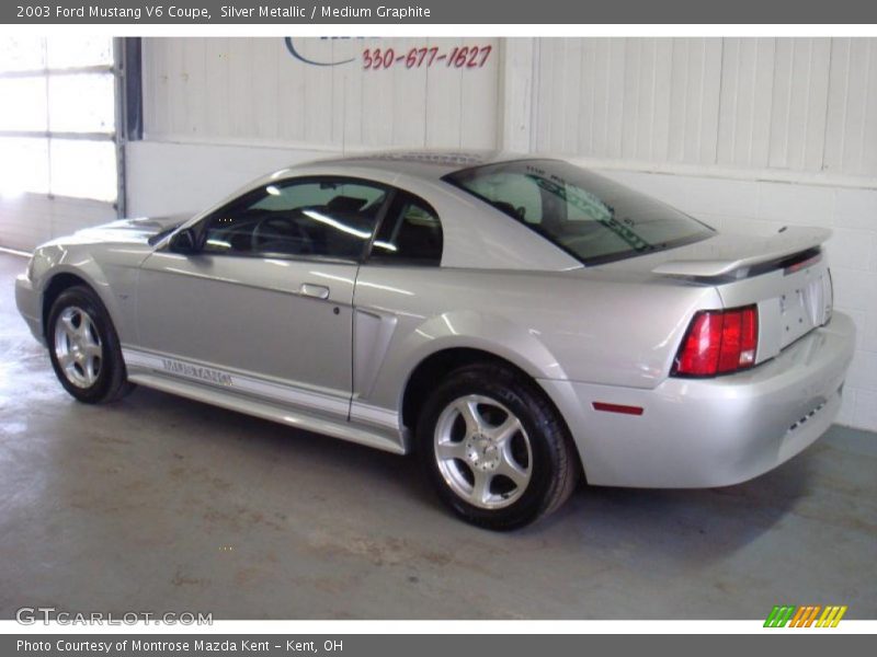 Silver Metallic / Medium Graphite 2003 Ford Mustang V6 Coupe