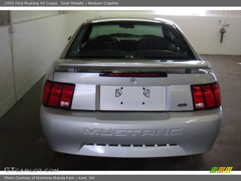 Silver Metallic / Medium Graphite 2003 Ford Mustang V6 Coupe