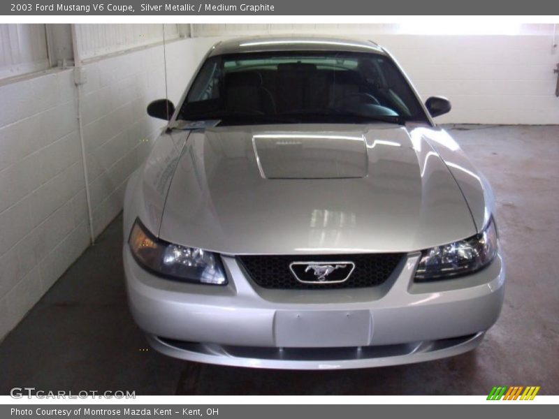 Silver Metallic / Medium Graphite 2003 Ford Mustang V6 Coupe