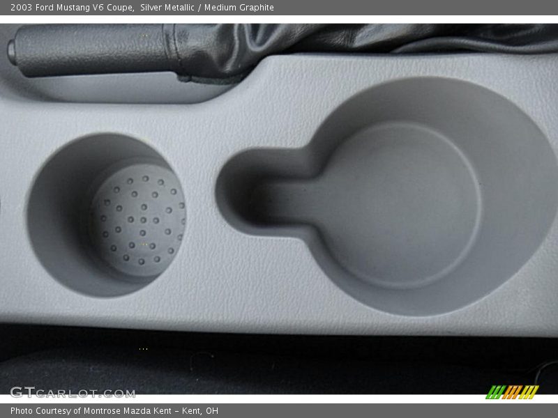 Silver Metallic / Medium Graphite 2003 Ford Mustang V6 Coupe