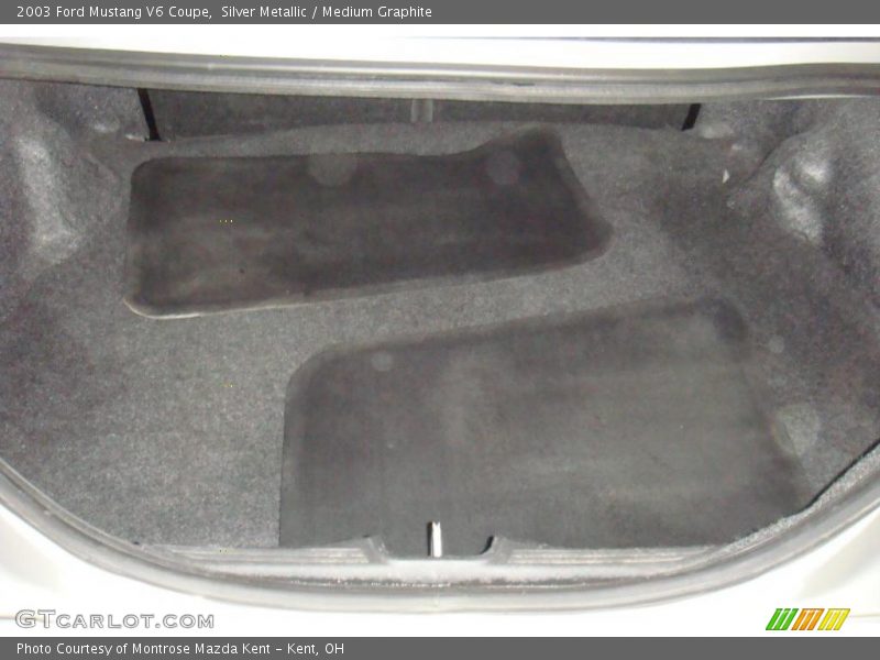 Silver Metallic / Medium Graphite 2003 Ford Mustang V6 Coupe