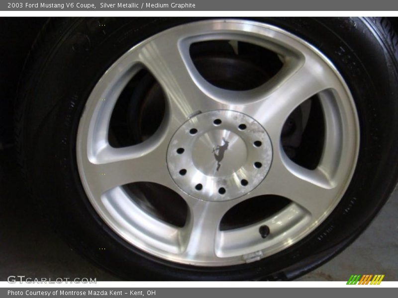 Silver Metallic / Medium Graphite 2003 Ford Mustang V6 Coupe