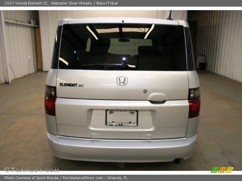 Alabaster Silver Metallic / Black/Tribal 2007 Honda Element SC
