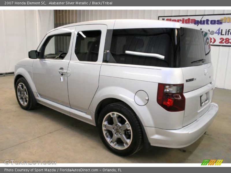 Alabaster Silver Metallic / Black/Tribal 2007 Honda Element SC