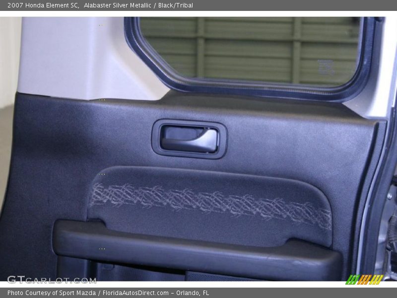 Alabaster Silver Metallic / Black/Tribal 2007 Honda Element SC