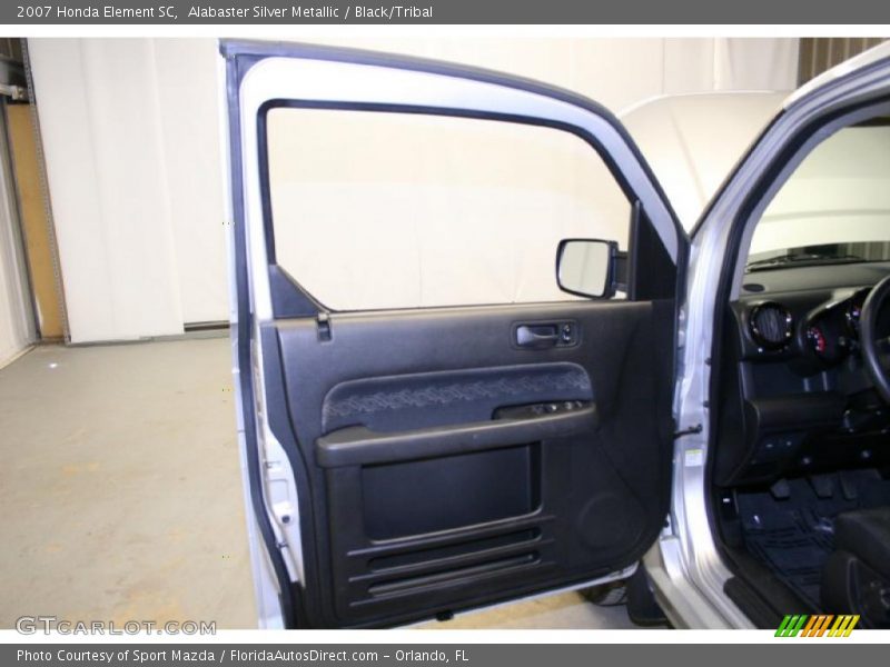 Alabaster Silver Metallic / Black/Tribal 2007 Honda Element SC
