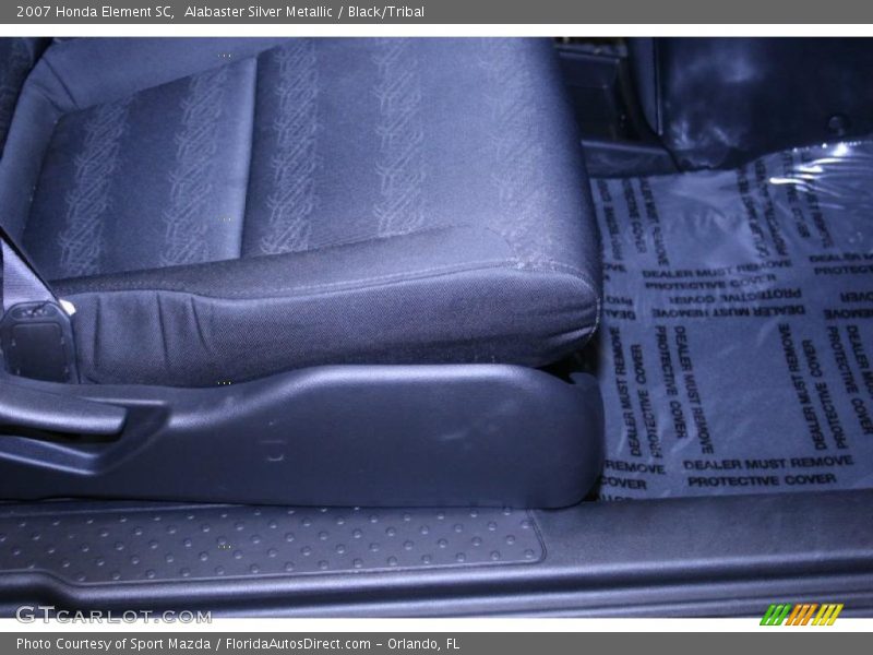 Alabaster Silver Metallic / Black/Tribal 2007 Honda Element SC