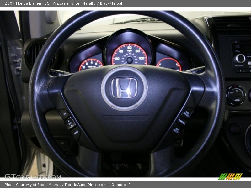 Alabaster Silver Metallic / Black/Tribal 2007 Honda Element SC