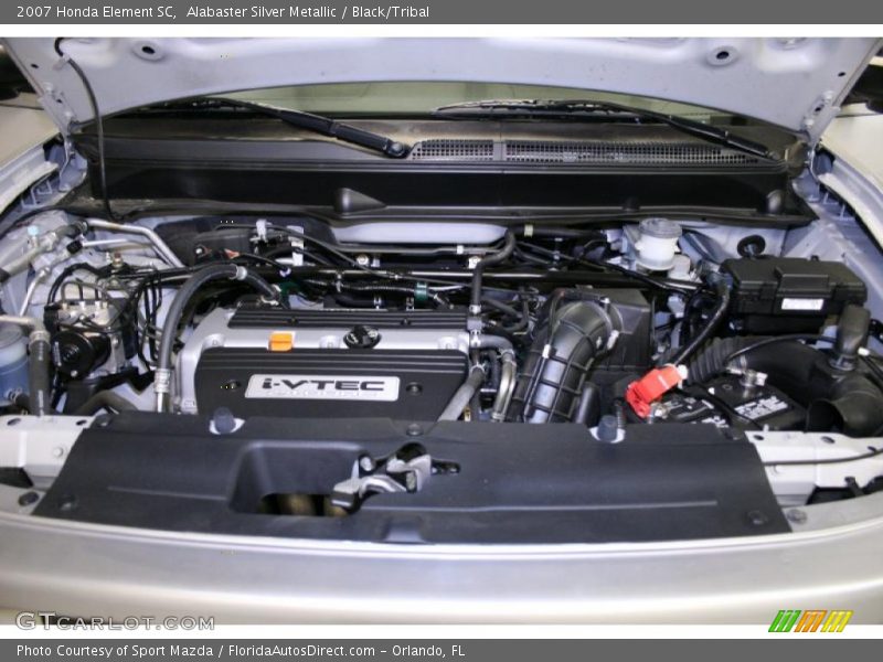 Alabaster Silver Metallic / Black/Tribal 2007 Honda Element SC