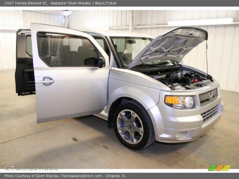 Alabaster Silver Metallic / Black/Tribal 2007 Honda Element SC