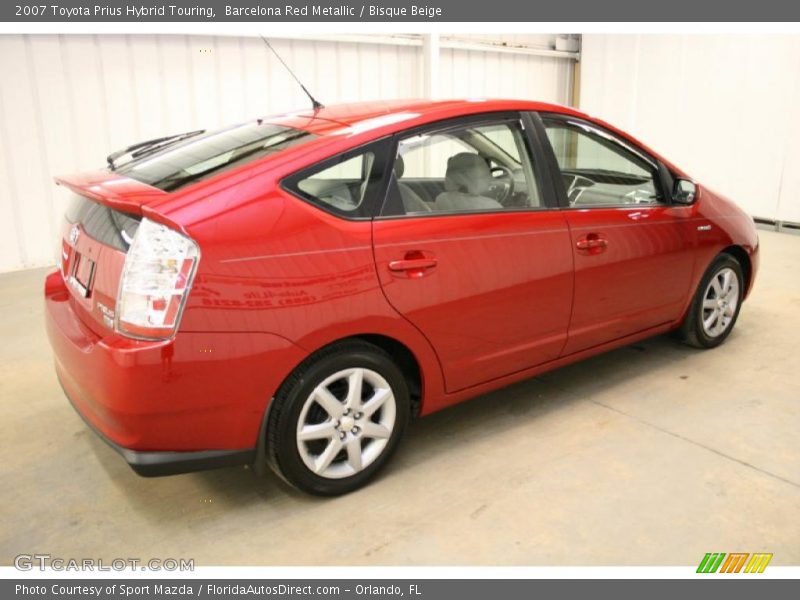 Barcelona Red Metallic / Bisque Beige 2007 Toyota Prius Hybrid Touring