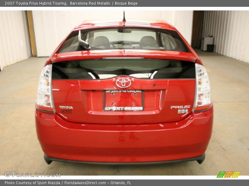 Barcelona Red Metallic / Bisque Beige 2007 Toyota Prius Hybrid Touring