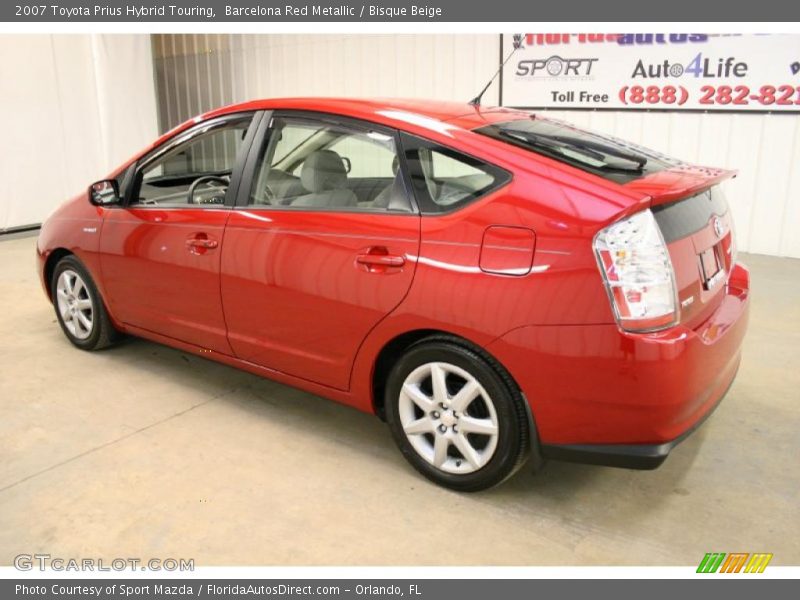 Barcelona Red Metallic / Bisque Beige 2007 Toyota Prius Hybrid Touring
