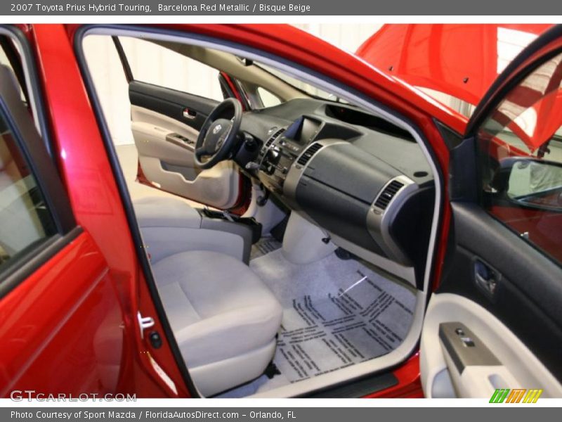 Barcelona Red Metallic / Bisque Beige 2007 Toyota Prius Hybrid Touring
