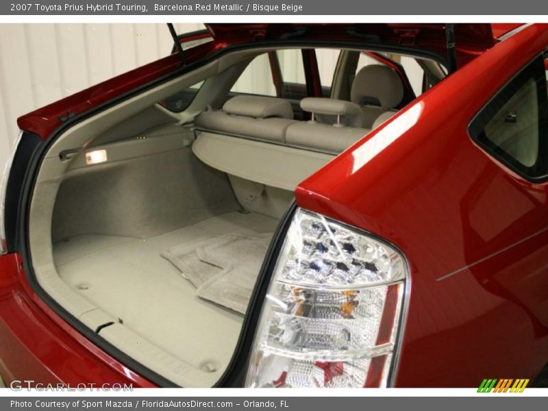 Barcelona Red Metallic / Bisque Beige 2007 Toyota Prius Hybrid Touring
