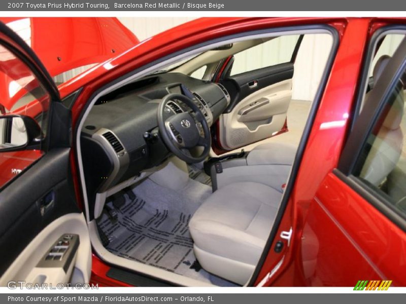 Barcelona Red Metallic / Bisque Beige 2007 Toyota Prius Hybrid Touring