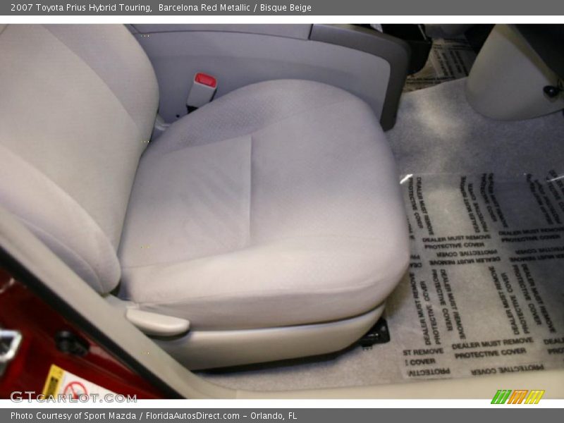 Barcelona Red Metallic / Bisque Beige 2007 Toyota Prius Hybrid Touring
