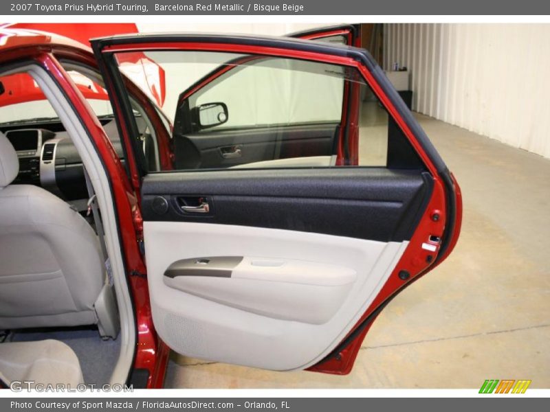 Barcelona Red Metallic / Bisque Beige 2007 Toyota Prius Hybrid Touring