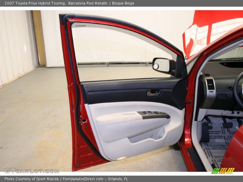 Barcelona Red Metallic / Bisque Beige 2007 Toyota Prius Hybrid Touring
