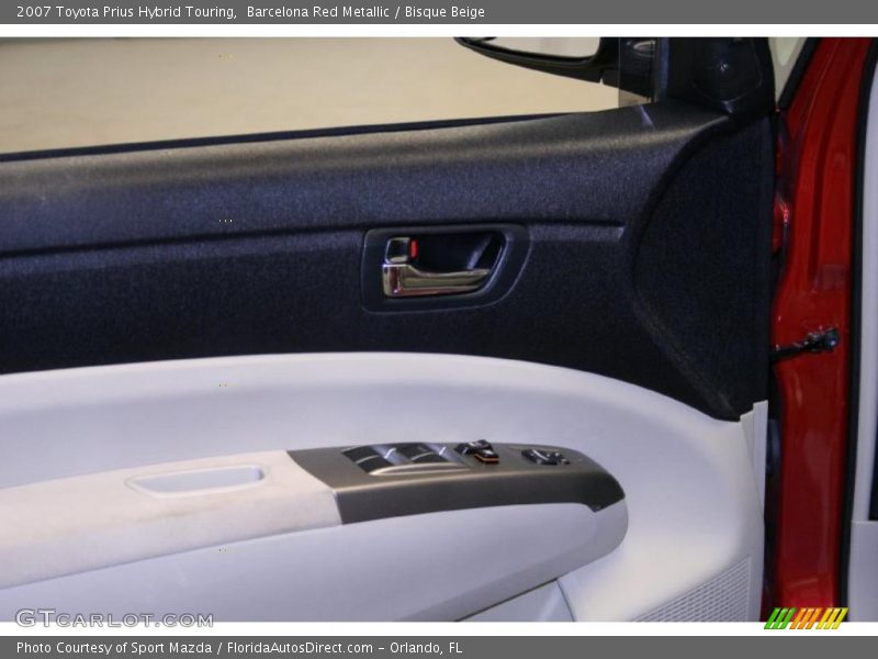 Barcelona Red Metallic / Bisque Beige 2007 Toyota Prius Hybrid Touring