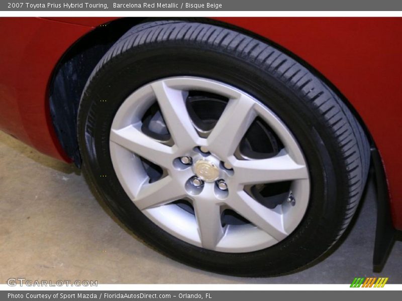 Barcelona Red Metallic / Bisque Beige 2007 Toyota Prius Hybrid Touring