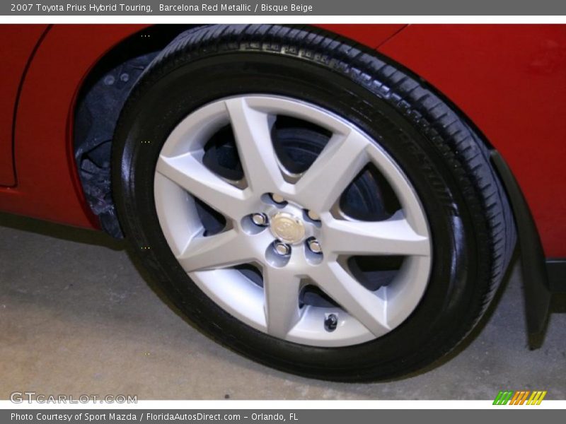 Barcelona Red Metallic / Bisque Beige 2007 Toyota Prius Hybrid Touring