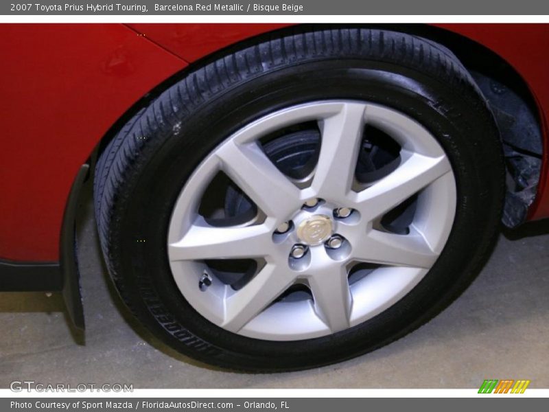 Barcelona Red Metallic / Bisque Beige 2007 Toyota Prius Hybrid Touring