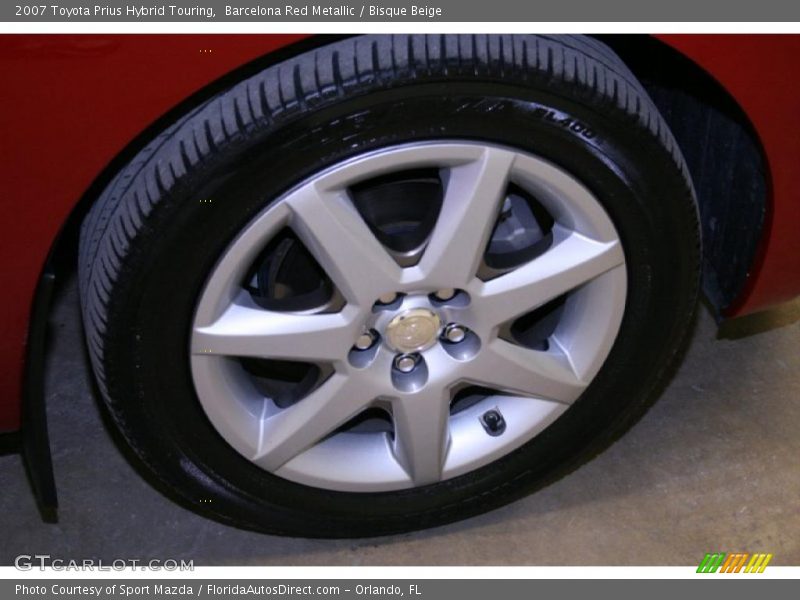 Barcelona Red Metallic / Bisque Beige 2007 Toyota Prius Hybrid Touring