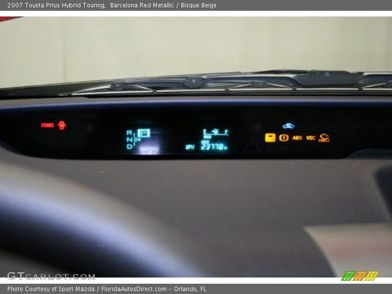Barcelona Red Metallic / Bisque Beige 2007 Toyota Prius Hybrid Touring
