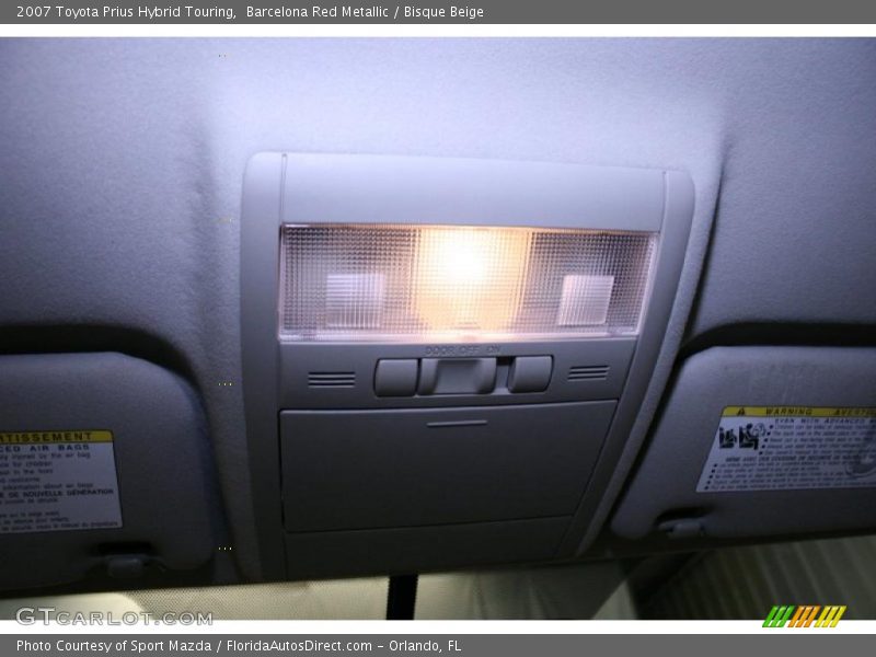 Barcelona Red Metallic / Bisque Beige 2007 Toyota Prius Hybrid Touring
