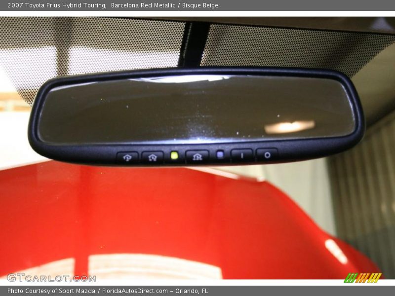 Barcelona Red Metallic / Bisque Beige 2007 Toyota Prius Hybrid Touring