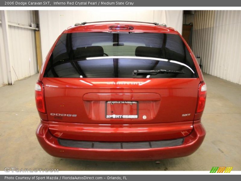 Inferno Red Crystal Pearl / Medium Slate Gray 2006 Dodge Caravan SXT