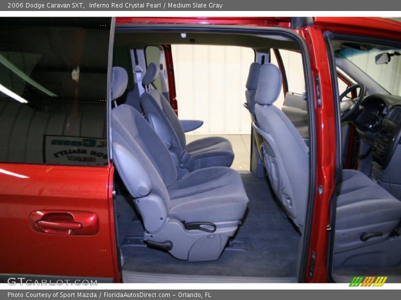 Inferno Red Crystal Pearl / Medium Slate Gray 2006 Dodge Caravan SXT