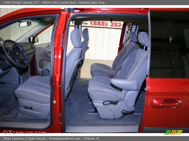 Inferno Red Crystal Pearl / Medium Slate Gray 2006 Dodge Caravan SXT