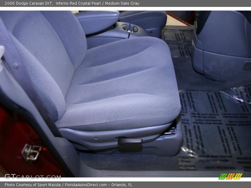 Inferno Red Crystal Pearl / Medium Slate Gray 2006 Dodge Caravan SXT
