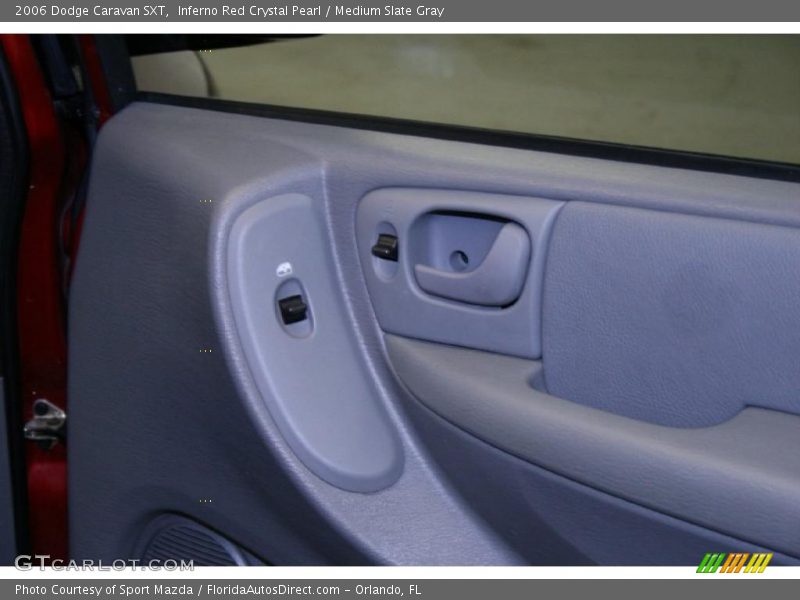 Inferno Red Crystal Pearl / Medium Slate Gray 2006 Dodge Caravan SXT